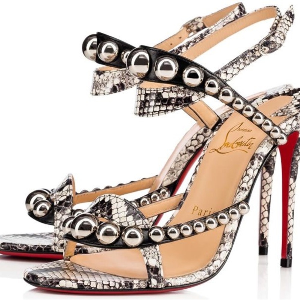 Christian Louboutin Galeria 100 Watersnake size 36